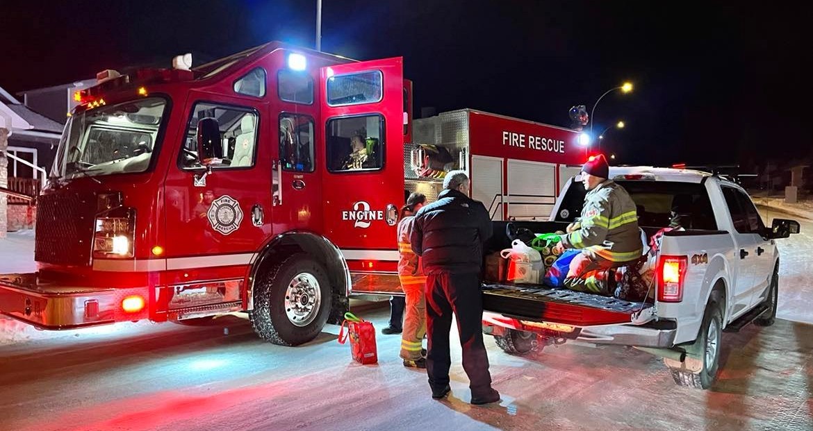 firefighters food drive firefighters food drive